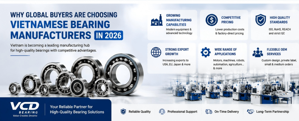 Why Global Buyers Are Choosing Vietnamese Bearing Manufacturers in 2026